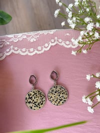 Image 2 of Dalmatian Jasper Slices (Silver)