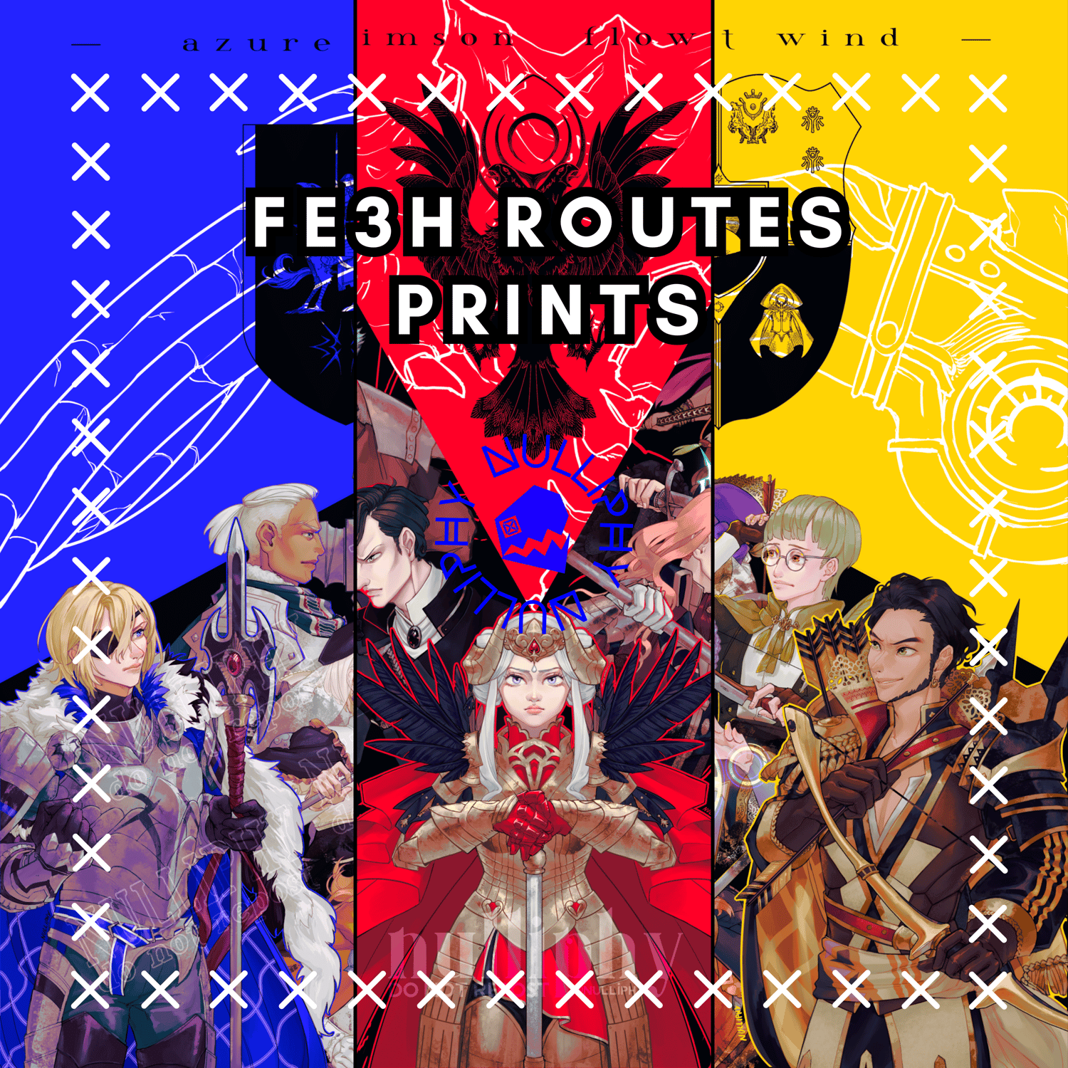 Fire Emblem Three Houses ROUTE Prints