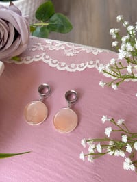 Image 1 of Pink Aventurine Slices (Silver)