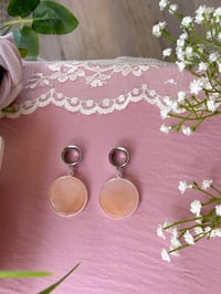 Image 2 of Pink Aventurine Slices (Silver)