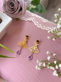 Image 3 of Purple Rain Moths (Gold)