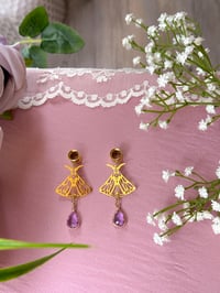 Image 4 of Purple Rain Moths (Gold)