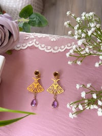 Image 2 of Purple Rain Moths (Gold)