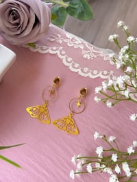 Image 2 of Follow the Light Moths (Gold)
