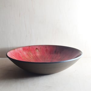 Image of red serving bowl