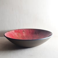 Image 1 of red serving bowl