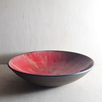 Image 2 of red serving bowl