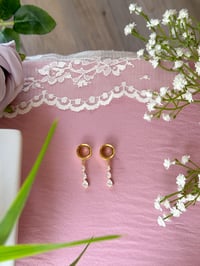 Image 3 of Dainty Diamond Drops (Gold)
