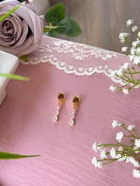 Image 2 of Dainty Diamond Drops (Gold)