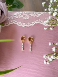Image 5 of Dainty Diamond Drops (Gold)