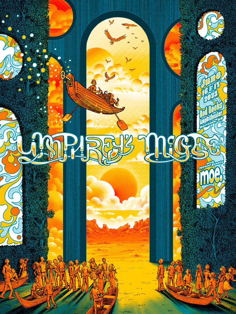 Umphrey's McGee Red Rocks 2023 JAMES FLAMES Prints, Posters