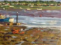 Image 1 of Bembridge Harbour, original oil painting
