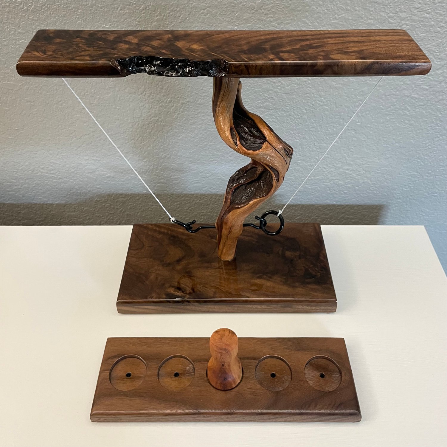 Hook-and-Ring Toss Game