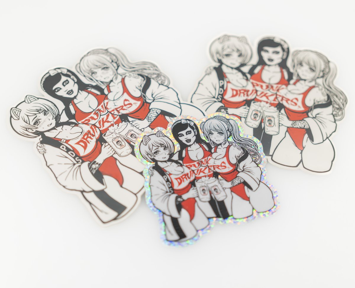 Punk Drunkers Sticker Pack #2 | Candie Bolton