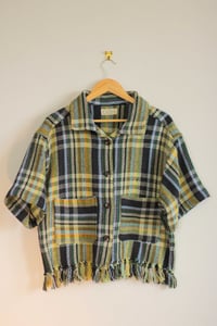 Image 1 of Woven Tasseled Shirt