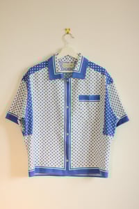 Image 1 of Blue Polka Dot Shirt