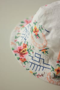 Image 5 of Embroidered Flower Bucket Hat
