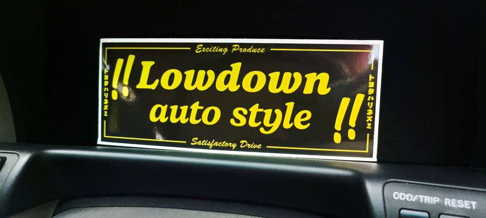Image of low down auto style!! slap