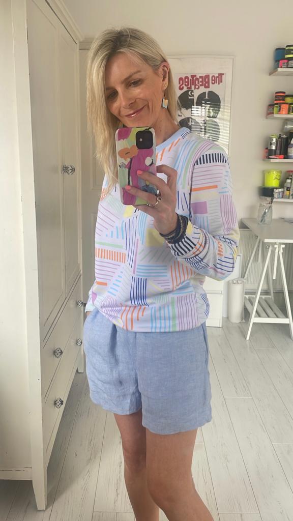 Image of ‘Tilly’ Eclectic lines sweatshirt