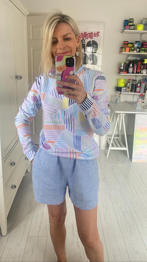 Image of ‘Tilly’ Eclectic lines sweatshirt