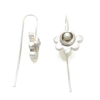 Image 1 of Boucles d’oreilles 1/2 avec perle