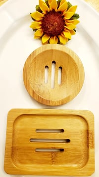 Image 4 of Bamboo Soap Dish. Keeps Soap Dry