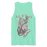 Image 1 of Praying hands Men’s premium tank top