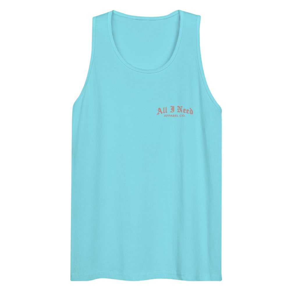 Praying hands Men’s premium tank top