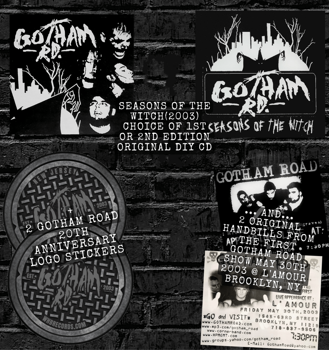 W.H.B. Records — Gotham Road 20th Anniversary Pack