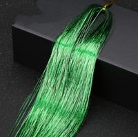 Image 1 of Hair Tinsel Green