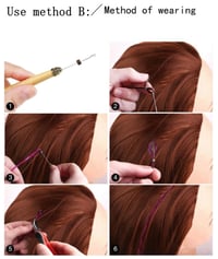 Image 4 of Hair Tinsel Gold