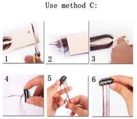 Image 5 of Hair Tinsel Purple