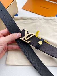 Image 3 of LV Leather Reversible Belt