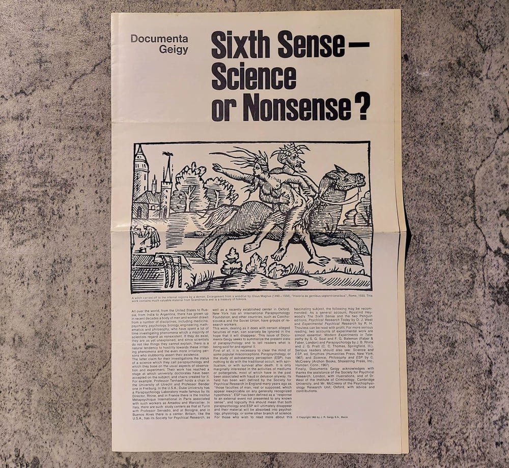 Sixth Sense - Science or Nonsense?