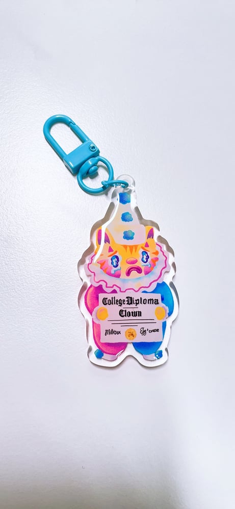 Image of College Clown Keychain