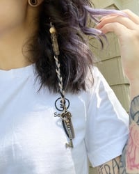 Image 2 of Braided Citrine Hair Clip