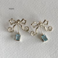 Image 3 of bow earrings