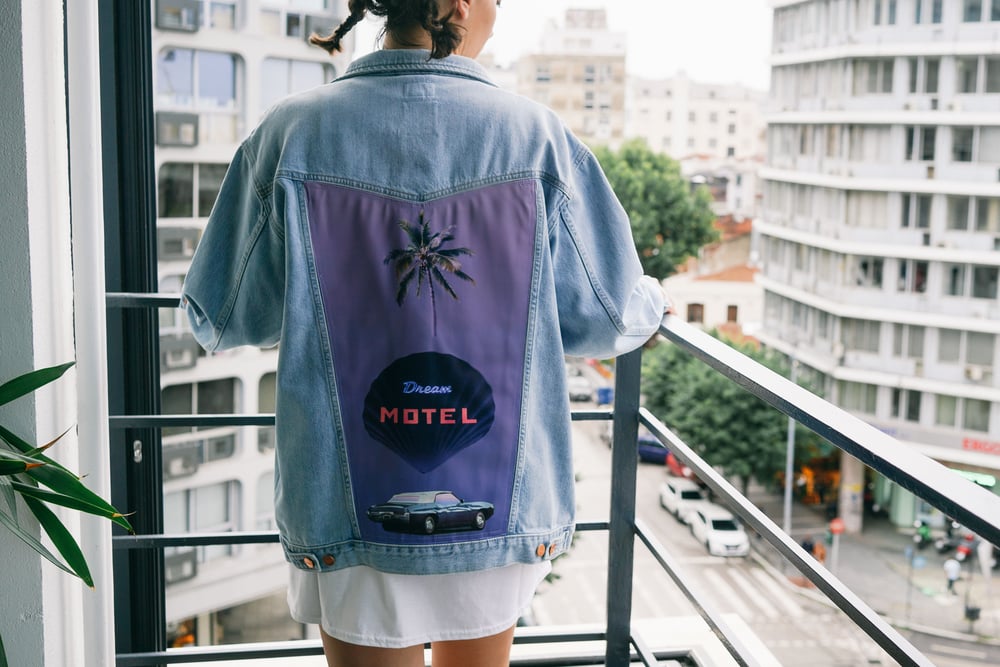 Wrangler Light Blue Motel jacket