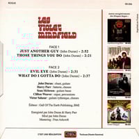 Image 2 of Les Violet Mindfield – Evil Eye, 7" VINYL, NEW