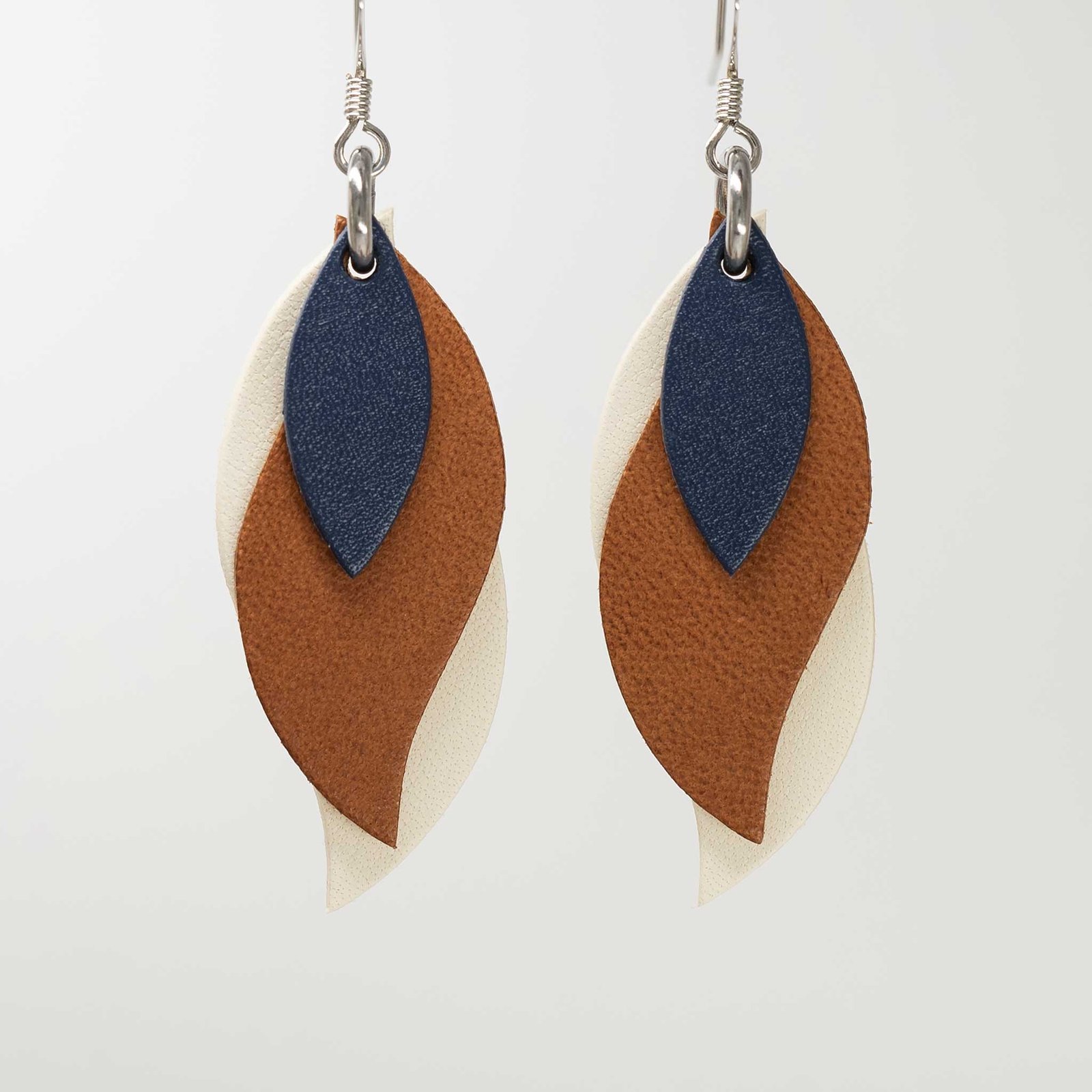 Navy blue earrings on sale australia