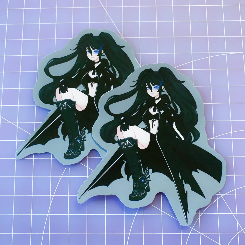 Image of Black Rock Shooter Vocaloid Miku Anime Sticker Gift Vinyl Girl