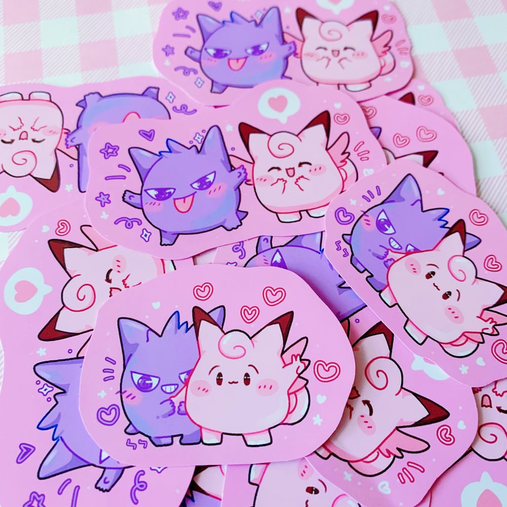 Image of Poke Kawaii Cute Besties Sticker Set!