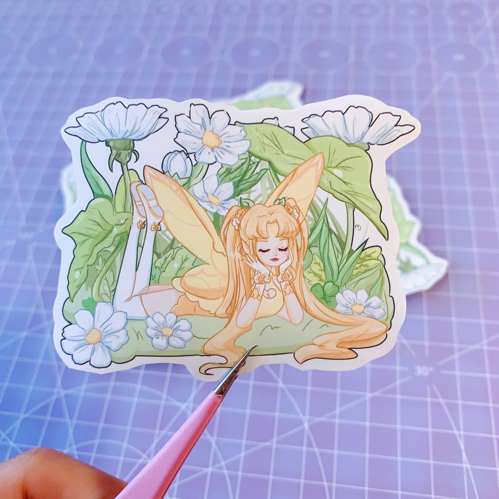 Image of Flower Fairy Cute Cottagecore Pixie Sticker