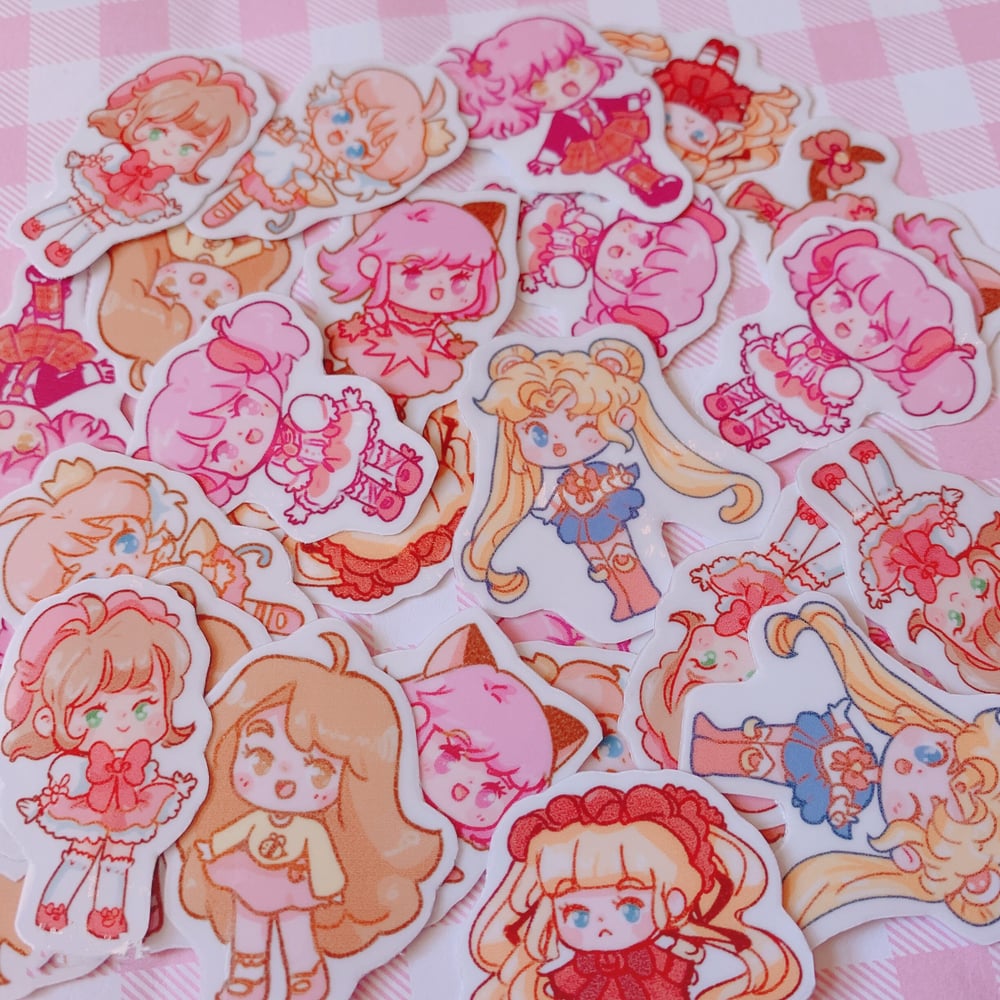 Image of Mini Magical Girl Sticker Sheet