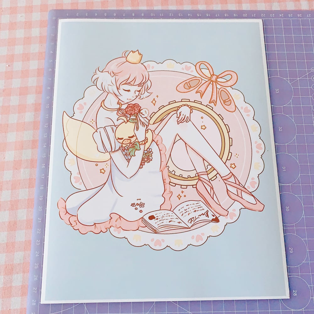 Image of Princess Tutu : Ahiru’s Dream Print and Sticker Magical Girl Anime