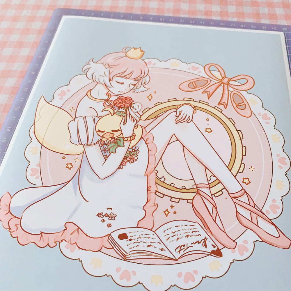 Image of Princess Tutu : Ahiru’s Dream Print and Sticker Magical Girl Anime