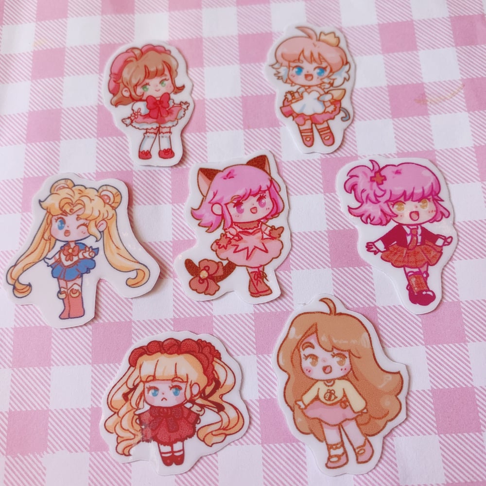 Image of Mini Magical Girl Sticker Sheet