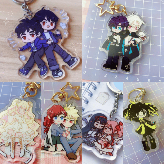 Image of Custom Character Commission Original OC Friends Couples and Fandom (Preorder Item)