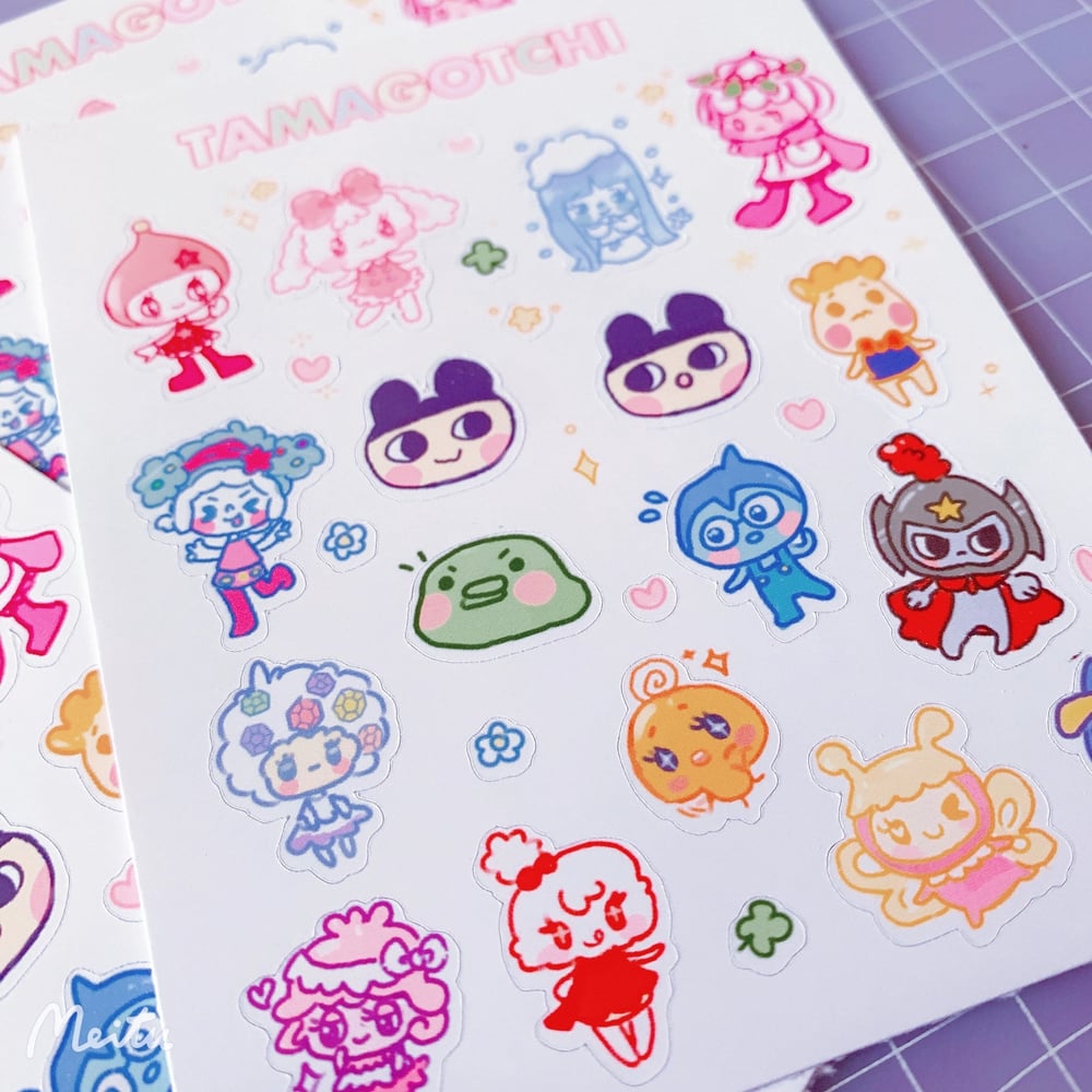 Image of Tamagotchi Sticker Sheet