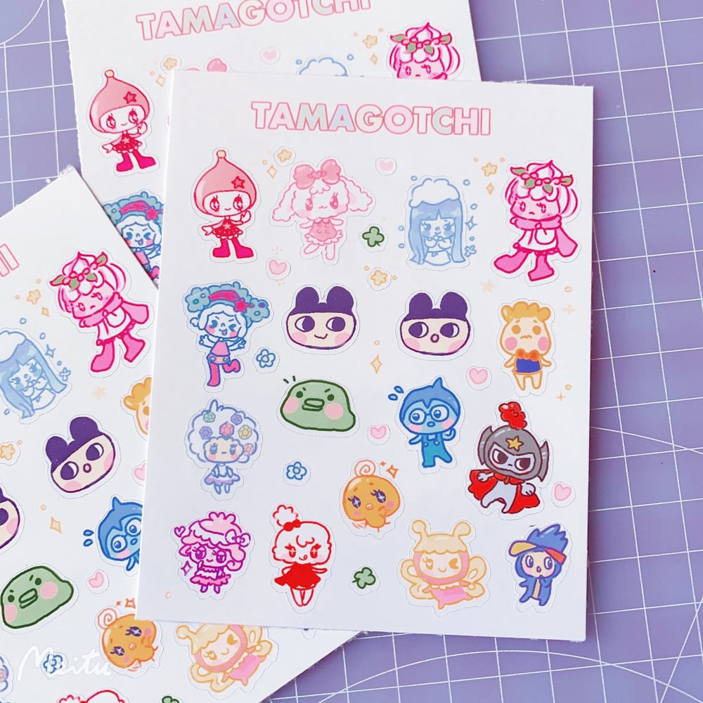 Image of Tamagotchi Sticker Sheet